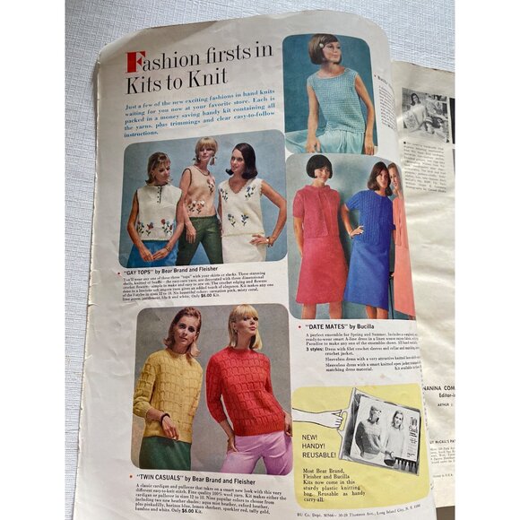 Vintage McCalls Spring-Summer 1966 Needlework & Crafts Magazine - Picture 4 of 13